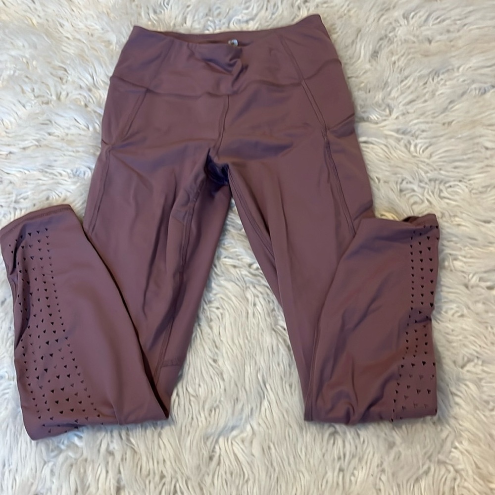 Purple sport leggings for women’s size XS